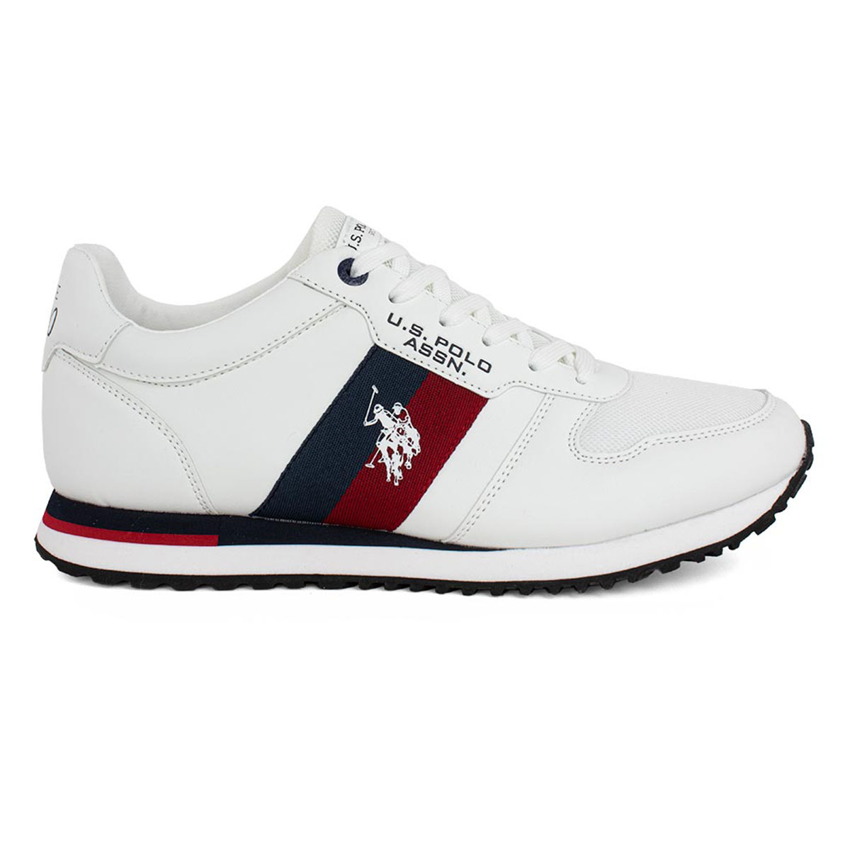 US.POLO SNEAKERS ΑΝΔΡΙΚΑ ΛΕΥΚΟ