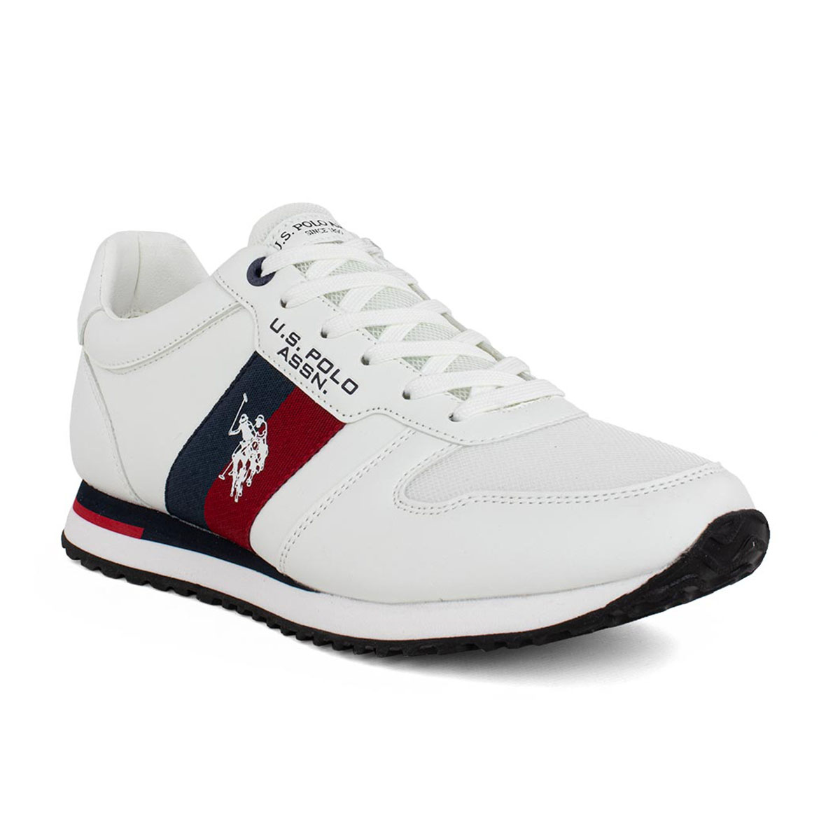 US.POLO SNEAKERS ΑΝΔΡΙΚΑ ΛΕΥΚΟ